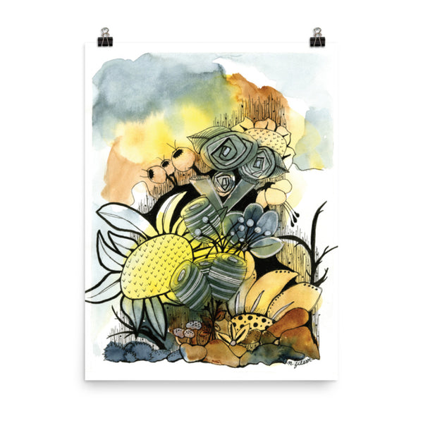 Desert Bloom Wall Print