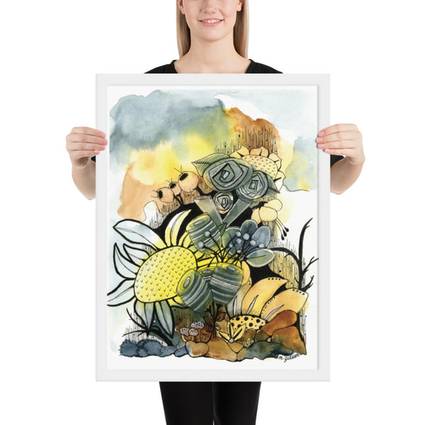 Desert Bloom Framed Print