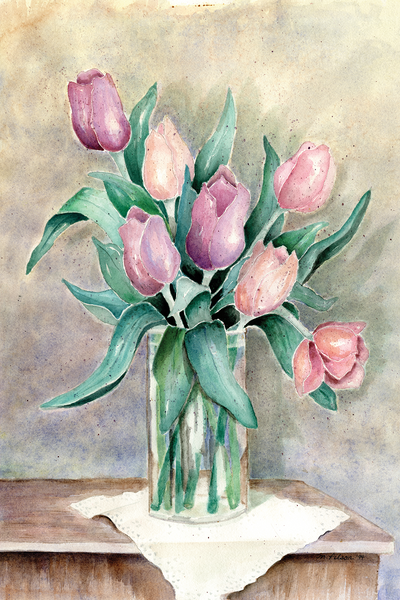 Tulips for Mom Framed Print