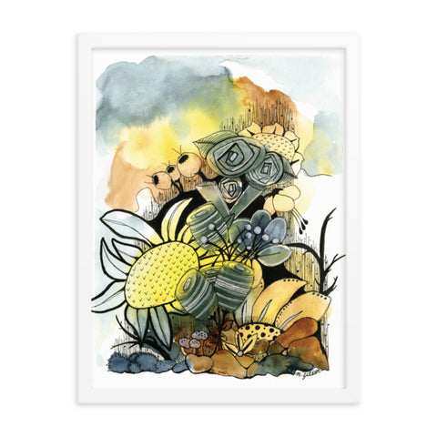 Desert Bloom Framed Print