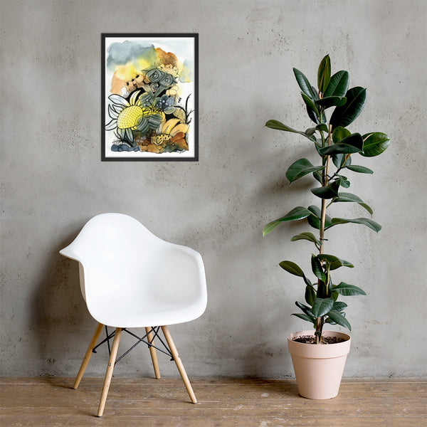 Desert Bloom Framed Print