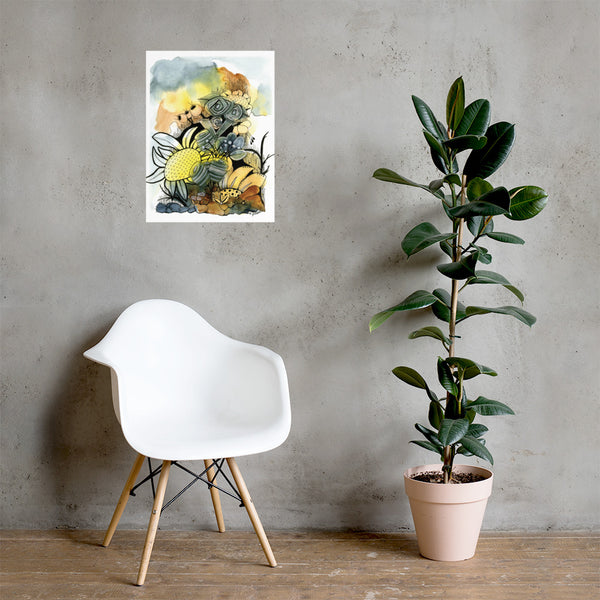 Desert Bloom Wall Print