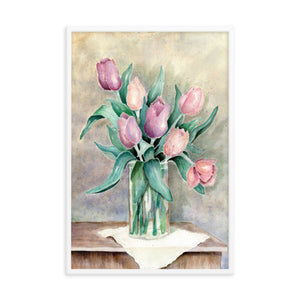 Tulips for Mom Framed Print