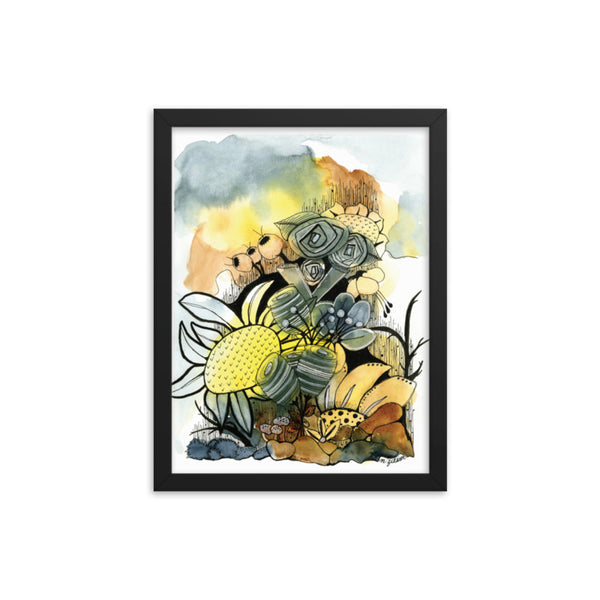 Desert Bloom Framed Print