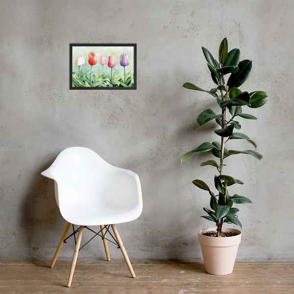 Tulip Study Framed Print