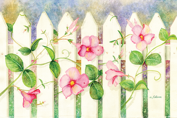 Symphony on a Picket Fence Canvas