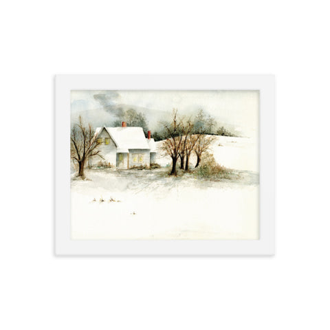 Winter Warmth Framed Print