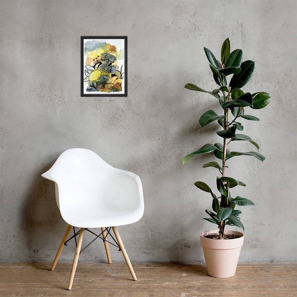 Desert Bloom Framed Print