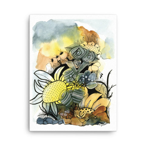 Desert Bloom Canvas