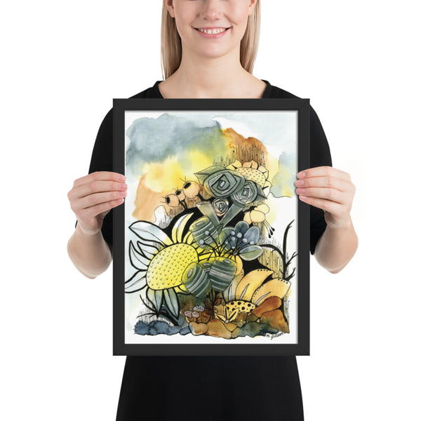 Desert Bloom Framed Print