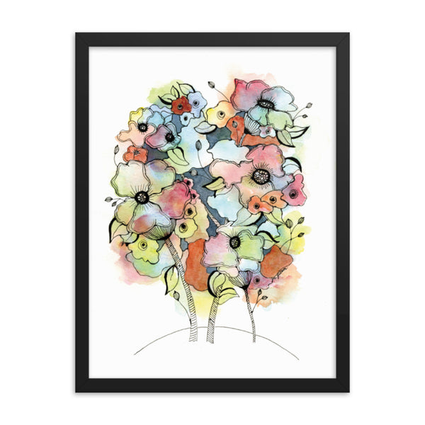 Life is Many Colors Framed Print