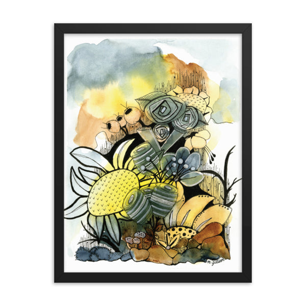 Desert Bloom Framed Print